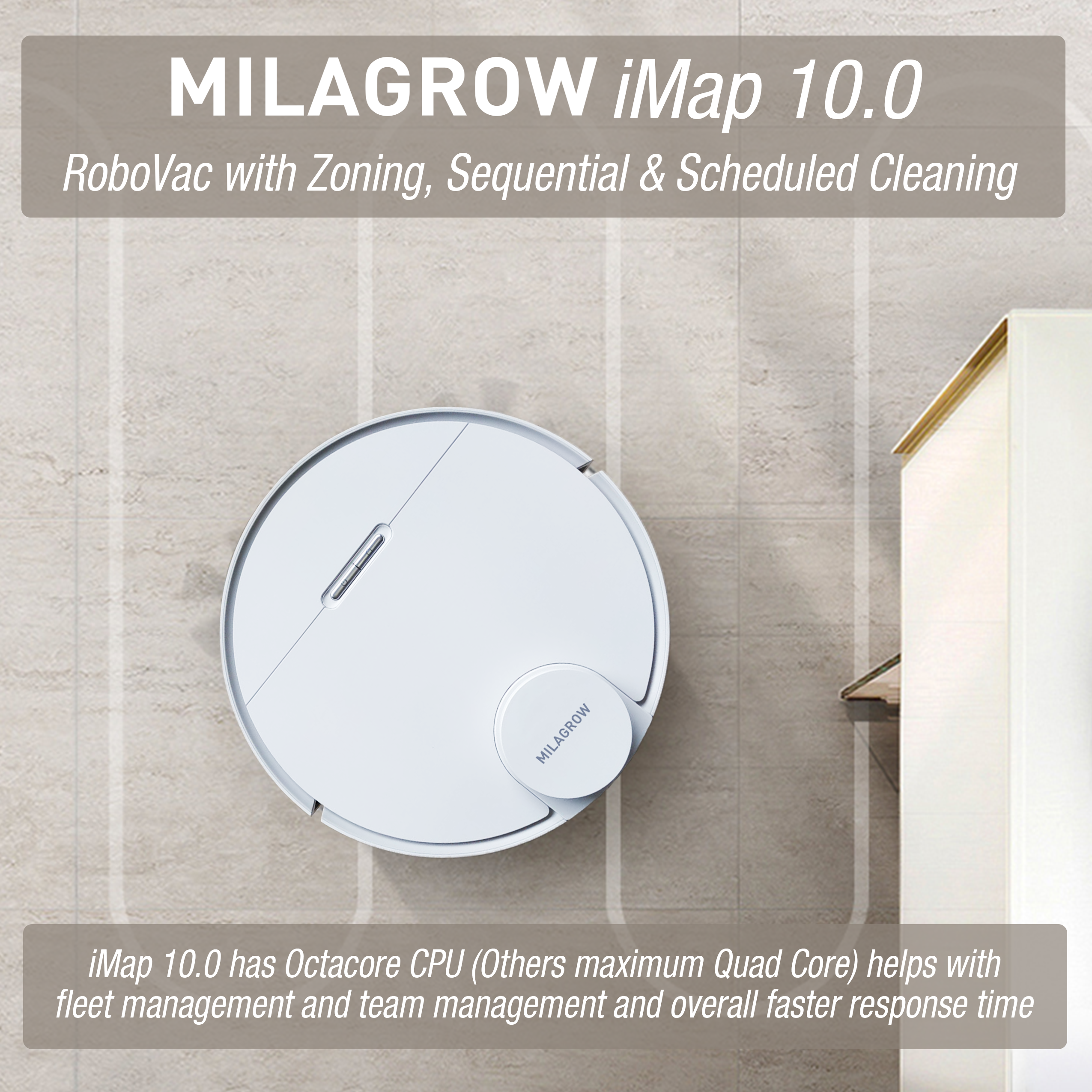 Milagrow Launches World’s First Robotic Vacuum Cleaner, 3 New Floor Robots with Independent Navigation Features on Amazon Prime Days (6th and 7th Aug)