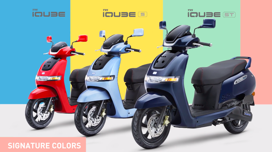 TVS iQube, iQube S, iQube ST Electric Vehicles